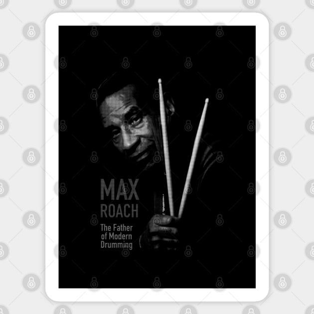 The father of modern drumming Sticker by BAJAJU